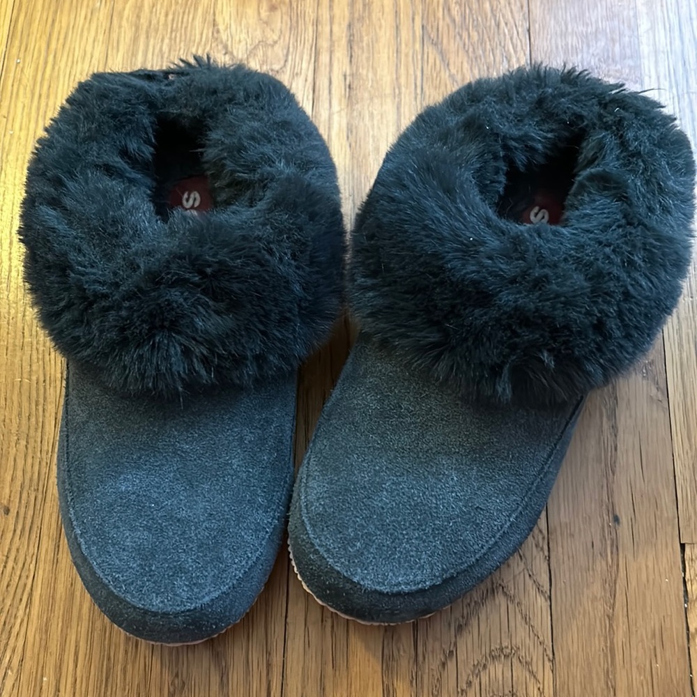 Sorel Go Coffee Run slippers in Gray Quarry Size 7